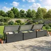 Coffre de rangement en métal Coffre de jardin 600 L Espace Voir les images du produit 7