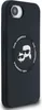 A black phone case with a Karl Lagerfeld graphic is shown against a white background. Produktbild-Vorschau