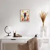 Gerahmtes Poster - Rahmen in heller Eiche - gehen liebhaber Produktbild-Vorschau 6