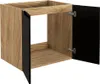 Waschtisch 60 cm in Eiche mit schwarz, LONDON-56-BLACK, mit Produktbild-Vorschau 5