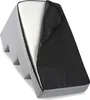 A grey, multi-step pet ramp with a partially opened black cover revealing a white foam insert. Náhled obrázku produktu