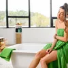 Relaxdays Badezimmerschrank, 3 Fächer, stehend, HBT: 96,5 x Produktbild-Vorschau 3