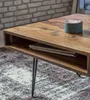 Table basse FineBuy en bois massif de sheesham, 110 cm · Voir les images du produit 5