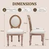 2 Chaises Enfant Bois, Assise Rembourrée, Beige, Dès 3 Ans Voir les images du produit 8