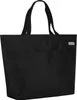 anndora XXL Shopper schwarz Strandtasche Beachbag - Schwarz Produktbild-Vorschau 3