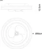 Stropní ventilátor Globo Lighting kovový bílý matný, LED Náhled obrázku produktu 12