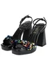 Buffalo Liza Disco Sandalette Schwarz Produktbild-Vorschau 9