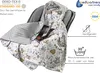 Kuscheldecke für babys, Einschlagdecke, Baumwolle, 85x85, Produktbild-Vorschau 2