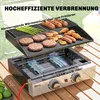 Outsunny Gasgrill 5 KW Tischgrill mit 2 Brenner Grillrost Produktbild-Vorschau 4