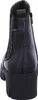 The back view of a black Rieker Chelsea boot with a lug sole. Podgląd zdjęcia produktu