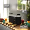 Steinborg XXL 4 Scheiben Toaster Schwarz Lift Funktion Produktbild-Vorschau 9