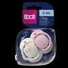 LOVI Smoczek silikonowy dynamiczny Classy Petite Rose 0-2 m Podgląd zdjęcia produktu 3