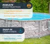 Summer Waves Elite Frame Pool Aufstellpool rund Komplettset Produktbild-Vorschau 4