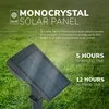 hoftronic Solar Gartenstrahler 2W 300lm 6000K Schwarz IP65 Produktbild-Vorschau 8