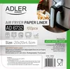 Adler AD 6732 Inserti di carta per friggitrice ad aria Anteprima dell’immagine prodotto 11