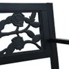 vidaXL Gartenbank 125 cm Schwarz Stahl -  Gartenbänke Produktbild-Vorschau 6