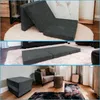 A collage of three images showing a foldable mattress in different configurations and settings. Náhľad obrázku produktu