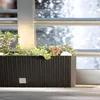 1x Jardinière surélevée en polyrotin 3 compartiments Voir les images du produit 4