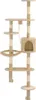 vidaXL Wandkratzbaum mit Sisal-Kratzsäulen 194 cm Beige Produktbild-Vorschau 1