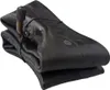 A folded black rubber inner tube with a metal valve stem. Produktbild-Vorschau