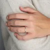Orolino Ring 585/- Gold weiß 060 (19,1) Brillant weiß Produktbild-Vorschau 5