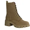 A single brown lace-up boot is shown against a white background. Produktbild-Vorschau