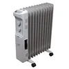 A white electric oil heater with 11 fins and wheels, shown against a white background. Náhled obrázku produktu