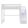 Flieks Etagenbett 140x200cm mit Stauraumtreppe, Kinderbett Produktbild-Vorschau 10