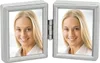 ZEP podwójna mini ramka na 2 zdjęcia 3,5x4,5 cm srebrna Podgląd zdjęcia produktu 1