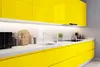 Patifix - Feuilles unies 10-1315 JAUNE OR - largeur 45 cm Voir les images du produit 4