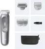A collage of a Braun body groomer and its accessories, presented on a light gray background. Náhľad obrázku produktu