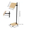 A diagram showing the dimensions of a rolling book stand. Produktbild-Vorschau