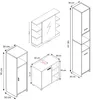 VCM 4-tlg. Badmöbelset | Badmöbel | Set aus Unterschrank, Produktbild-Vorschau 4