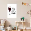 MuchoWow® Poster Wein Zitat "all you need is love and a Produktbild-Vorschau 7