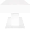 A white couch table on a white background. Voir les images du produit