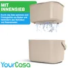 YourCasa Biomülleimer Küche 5L - Komposteimer für Produktbild-Vorschau 3