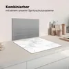 KitchenYeah® Kryt varné desky mramor - bílý - šedý - - Náhled obrázku produktu 3