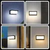 LED Außenwandleuchte Modern 12W – Wandlampe Anthrazit – Produktbild-Vorschau 4