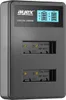 USB Dual Ladegerät für Sony NP-BX1 Akkus beleuchtetes Produktbild-Vorschau 1