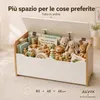 ALVIX - Cassetta portaoggetti NESTA 1, panchina per bambini Anteprima dell’immagine prodotto 2
