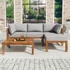 Gartenlounge-Set Gartenmöbel-Set Akazienholz Produktbild-Vorschau 7