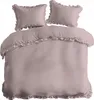 Deco4Home Bettwäsche mit Rüschen | 220x200 | Rosa Produktbild-Vorschau 7