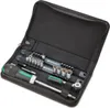 A tool kit laid out in a black case. Produktbild-Vorschau