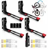 Soporte de pared para bicicletas Relaxdays, juego de 4 Vista previa de la imagen del producto 1