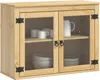 vidaXL Skříň SKI medově hnědá 80 x 32 x 60 cm Masivní Náhled obrázku produktu 3