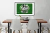MuchoWow® MuchoWow® Gerahmtes Poster Domino-Steine - Hut - Produktbild-Vorschau 3