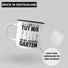 Trendation - Der Tut Nix Gärtner Emaille Tasse mit Spruch Produktbild-Vorschau 3