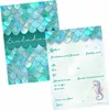 10 Einladungskarten Unterwasser mit Glitzer für Produktbild-Vorschau 3