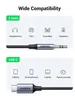Ugreen 30633 audio cable 1 m 3.5mm USB Type-C Black, Silver Produktbild-Vorschau 29