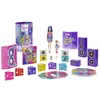 A collection of Barbie Color Reveal surprise party toys, including dolls, accessories, and packaging, arranged on a white background. Anteprima dell’immagine prodotto